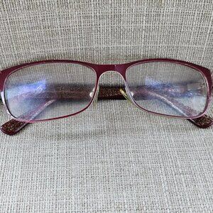 Jimmy Choo Women Eyeglasses Frame Burgundy Tone Glasses 54[]16 135